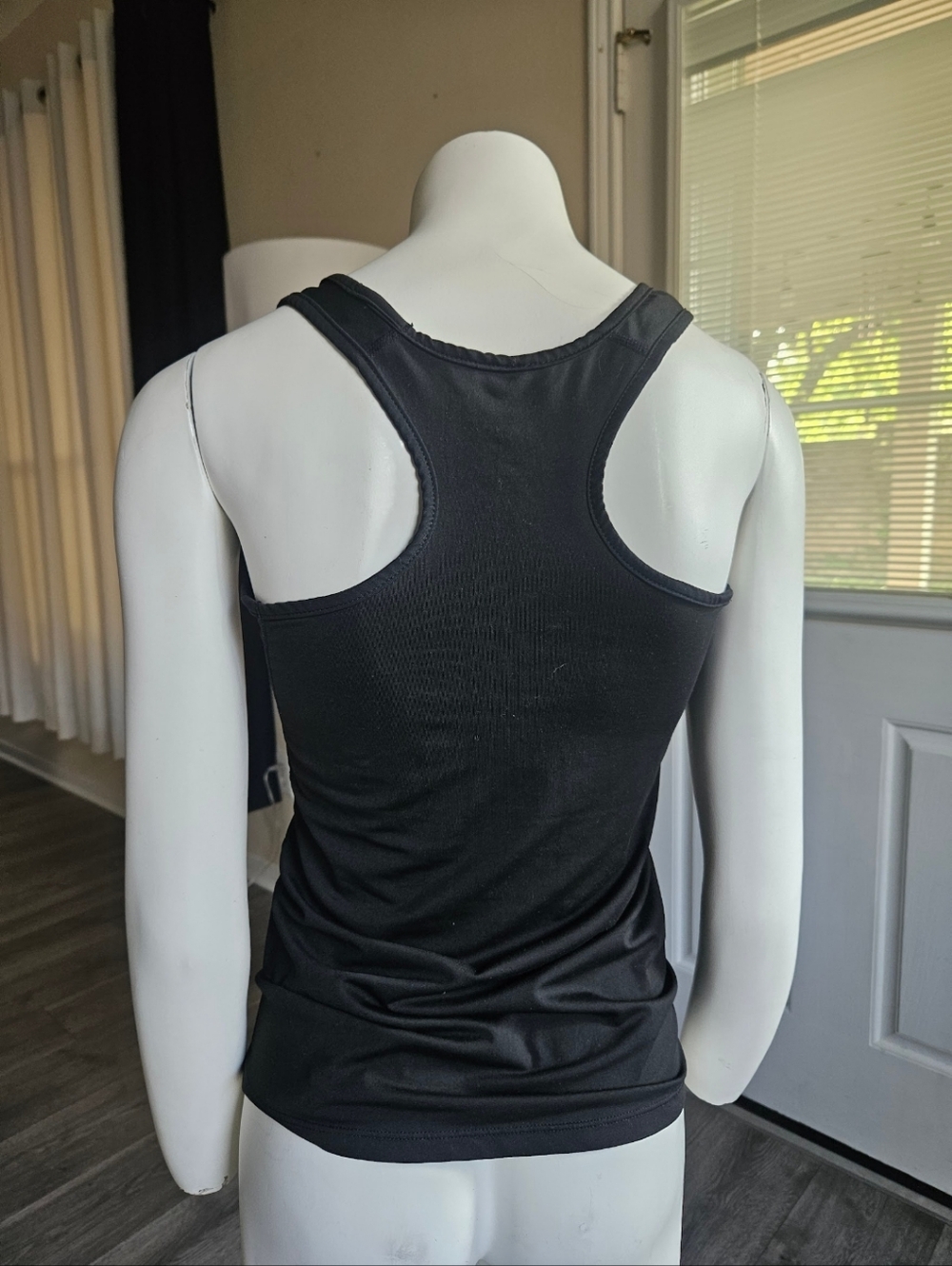 3/$6 Basic Racerback Tank Top Size M, Black - Picture 5 of 5